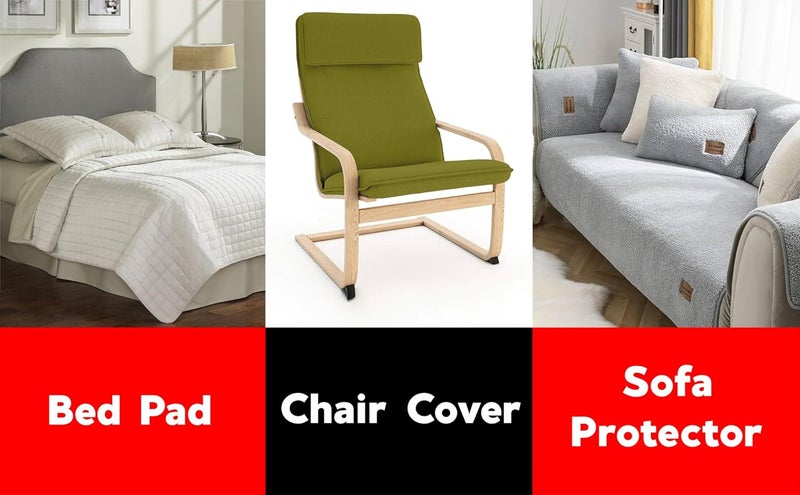 AbsorbEase وسادات تحتية قابلة للغسل وإعادة الاستخدام XL 36"x54" مقاومة للماء وامتصاص السائل وسادة سرير كبيرة مع وسادات ثقيلة من 4 طبقات للبالغين وكبار السن والأطفال والحيوانات الأليفة (عبوة من 1 - 36x54) - Image 2